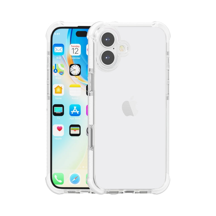 Four-corner Shockproof TPU + Acrylic Phone Case, For iPhone 16 Pro Max, For iPhone 16 Pro, For iPhone 16 Plus