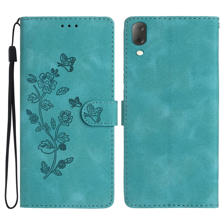 Flower Butterfly Embossing Pattern Leather Phone Case, For Sony Xperia L4, For Sony Xperia 5, For Sony Xperia L3, For Sony Xperia 10