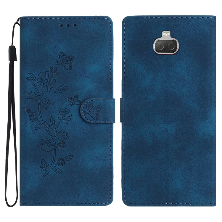 Flower Butterfly Embossing Pattern Leather Phone Case, For Sony Xperia L4, For Sony Xperia 5, For Sony Xperia L3, For Sony Xperia 10