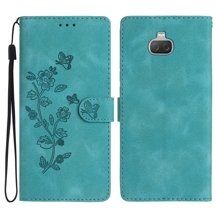 Flower Butterfly Embossing Pattern Leather Phone Case, For Sony Xperia L4, For Sony Xperia 5, For Sony Xperia L3, For Sony Xperia 10