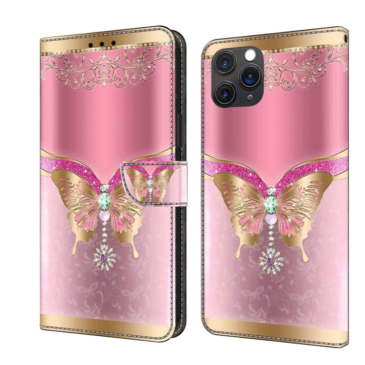 Crystal 3D Shockproof Protective Leather Phone Case