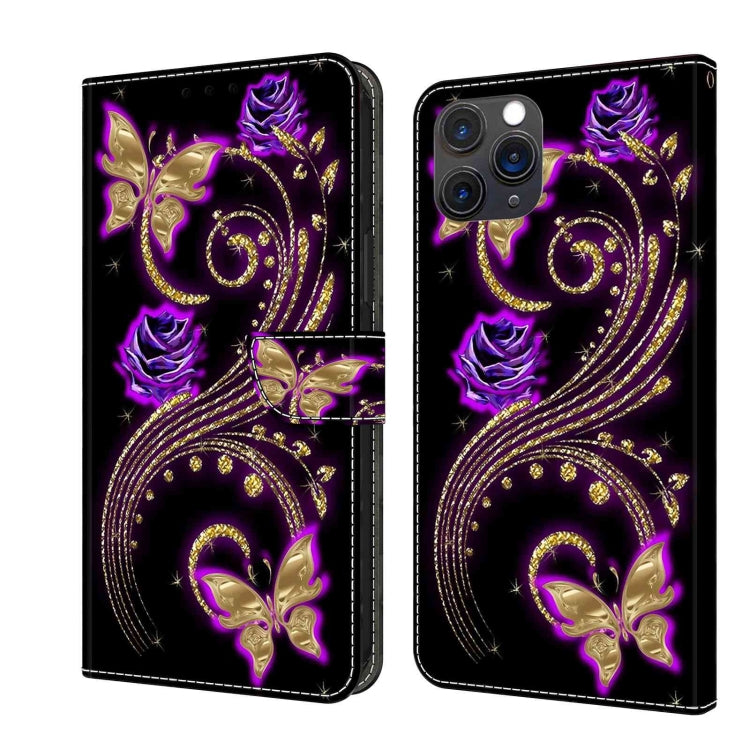 Crystal 3D Shockproof Protective Leather Phone Case