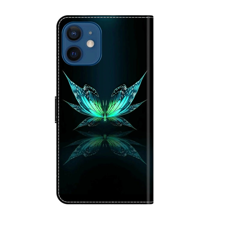 Crystal 3D Shockproof Protective Leather Phone Case, For iPhone 12 mini / 13 mini
