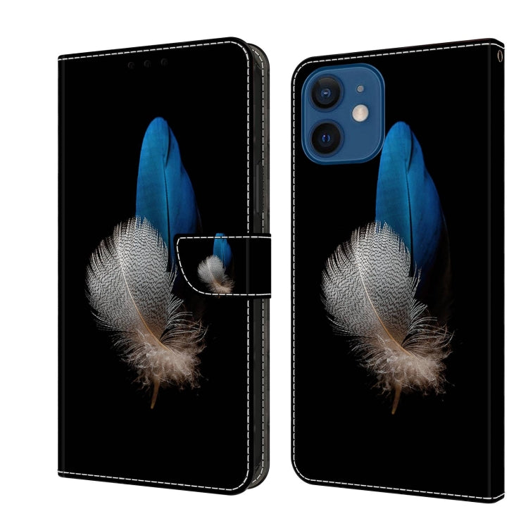 Crystal 3D Shockproof Protective Leather Phone Case, For iPhone 12 mini / 13 mini