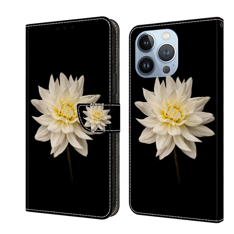 Crystal 3D Shockproof Protective Leather Phone Case, For iPhone 13 Pro