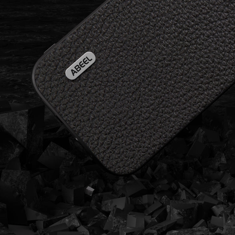 ABEEL Genuine Leather Litchi Texture Phone Case, For iPhone 15 Plus, For iPhone 15, For iPhone 14 Plus, For iPhone 14, For iPhone 14 Pro, For iPhone 14 Pro Max