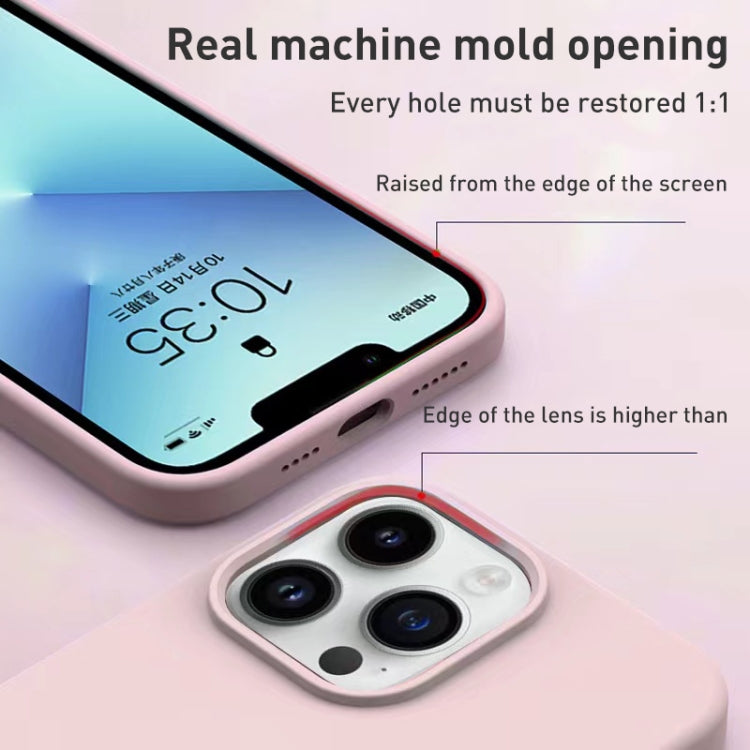 Liquid Silicone MagSafe Phone Case, For iPhone 13