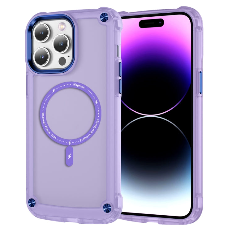 Skin Feel TPU + PC MagSafe Magnetic Phone Case, For iPhone 16 Pro Max, For iPhone 16 Pro, For iPhone 16 Plus, For iPhone 16, For iPhone 15 Pro Max, For iPhone 15 Pro, For iPhone 15 Plus, For iPhone 15