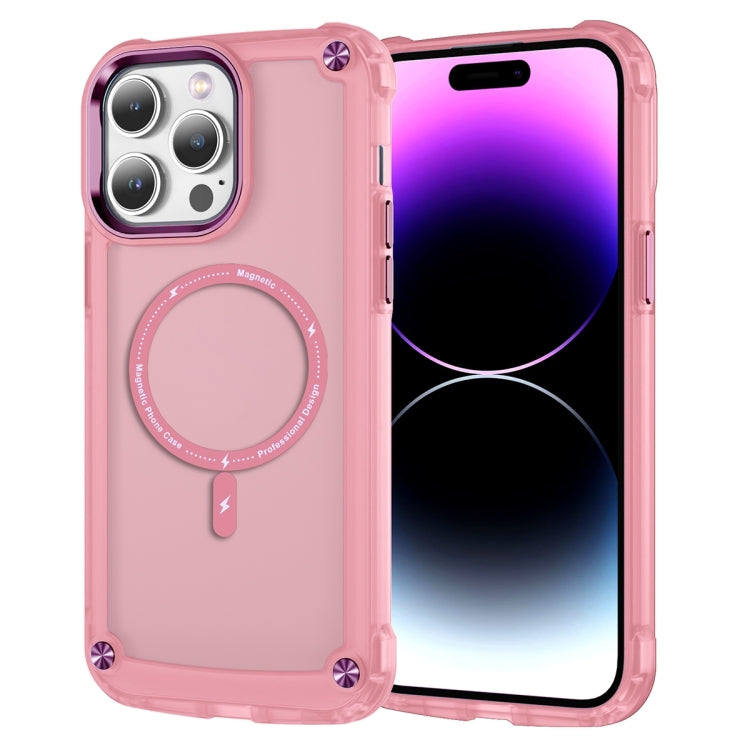 Skin Feel TPU + PC MagSafe Magnetic Phone Case, For iPhone 16 Pro Max, For iPhone 16 Pro, For iPhone 16 Plus, For iPhone 16, For iPhone 15 Pro Max, For iPhone 15 Pro, For iPhone 15 Plus, For iPhone 15