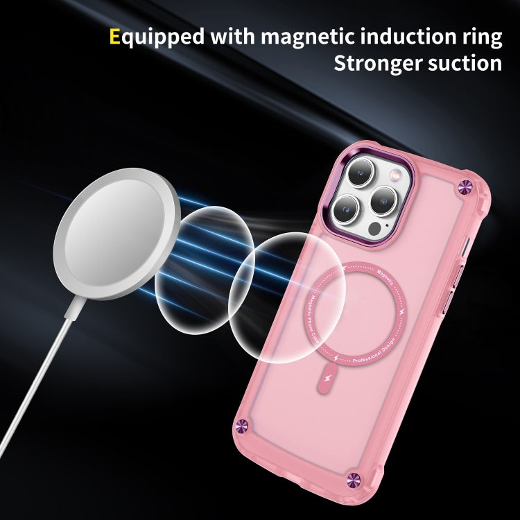 Skin Feel TPU + PC MagSafe Magnetic Phone Case, For iPhone 16 Pro Max, For iPhone 16 Pro, For iPhone 16 Plus, For iPhone 16, For iPhone 15 Pro Max, For iPhone 15 Pro, For iPhone 15 Plus, For iPhone 15