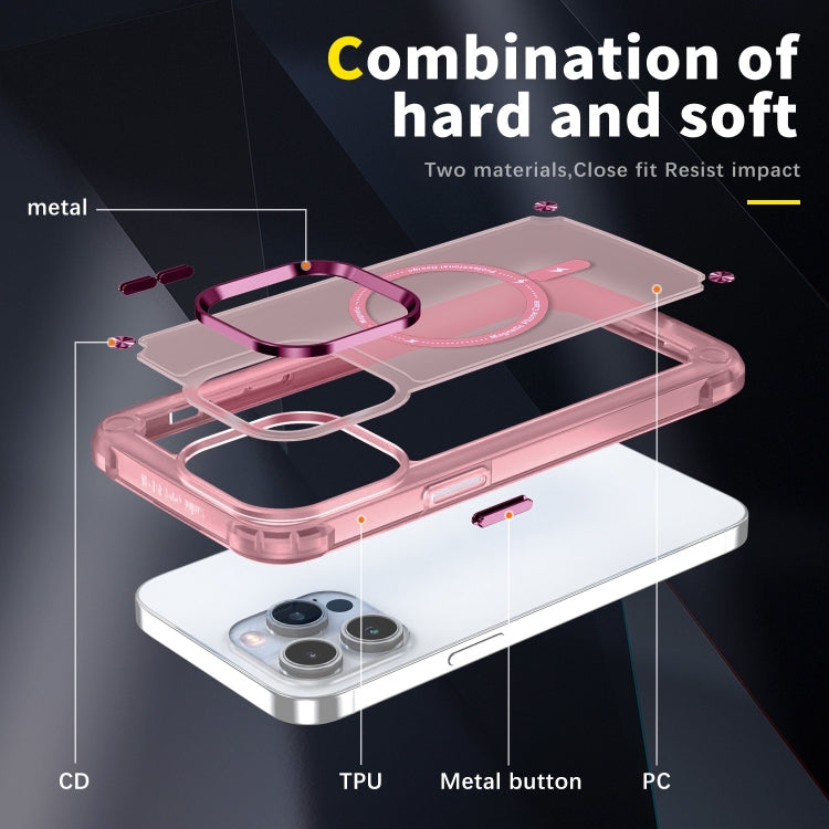 Skin Feel TPU + PC MagSafe Magnetic Phone Case, For iPhone 16 Pro Max, For iPhone 16 Pro, For iPhone 16 Plus, For iPhone 16, For iPhone 15 Pro Max, For iPhone 15 Pro, For iPhone 15 Plus, For iPhone 15