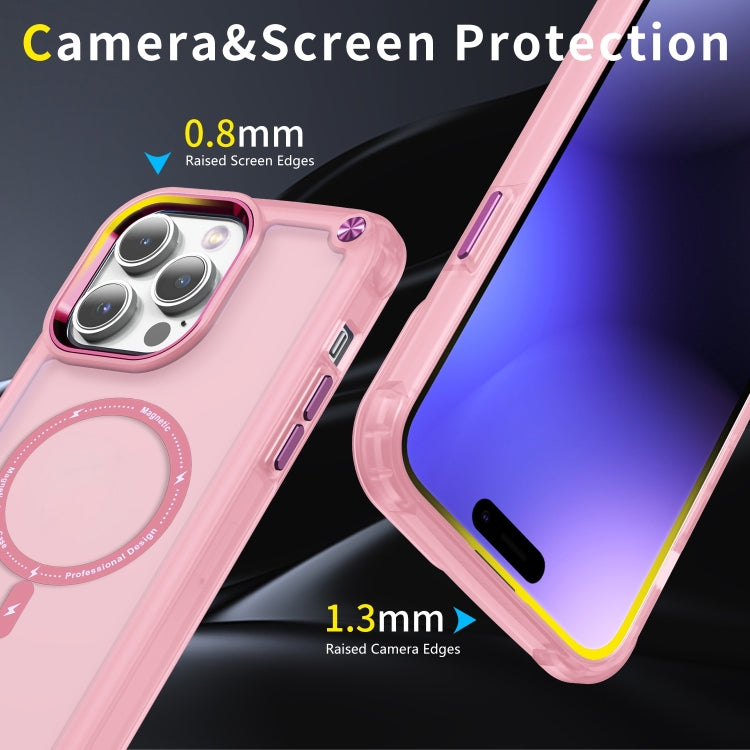 Skin Feel TPU + PC MagSafe Magnetic Phone Case, For iPhone 16 Pro Max, For iPhone 16 Pro, For iPhone 16 Plus, For iPhone 16, For iPhone 15 Pro Max, For iPhone 15 Pro, For iPhone 15 Plus, For iPhone 15