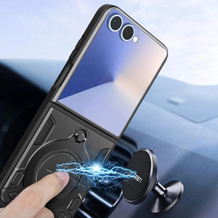 CD Texture Magnetic Holder Phone Case