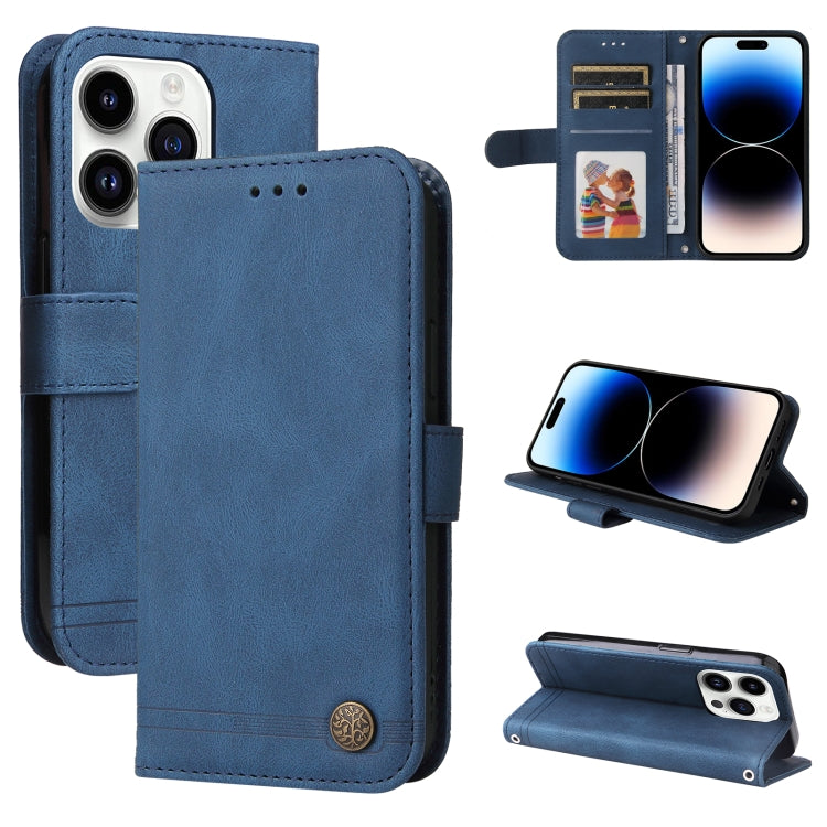 Skin Feel Life Tree Leather Phone Case, For iPhone 15 Pro, For iPhone 15 Plus, For iPhone 15