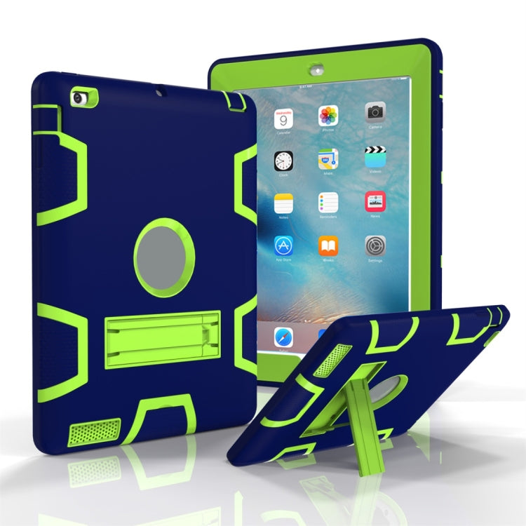 Shockproof PC + Silicone Protective Case，with Holder, For iPad Pro 11 (2018), For iPad 4 / 3 / 2 / 1