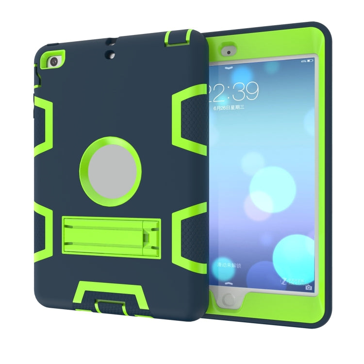 Shockproof PC + Silicone Protective Case，with Holder, For iPad Mini 3 / 2 / 1