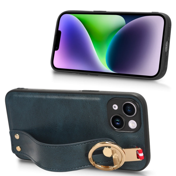 Wristband Leather Back Phone Case, For iPhone 13, For iPhone 13 mini, For iPhone 12, For iPhone 12 Pro Max