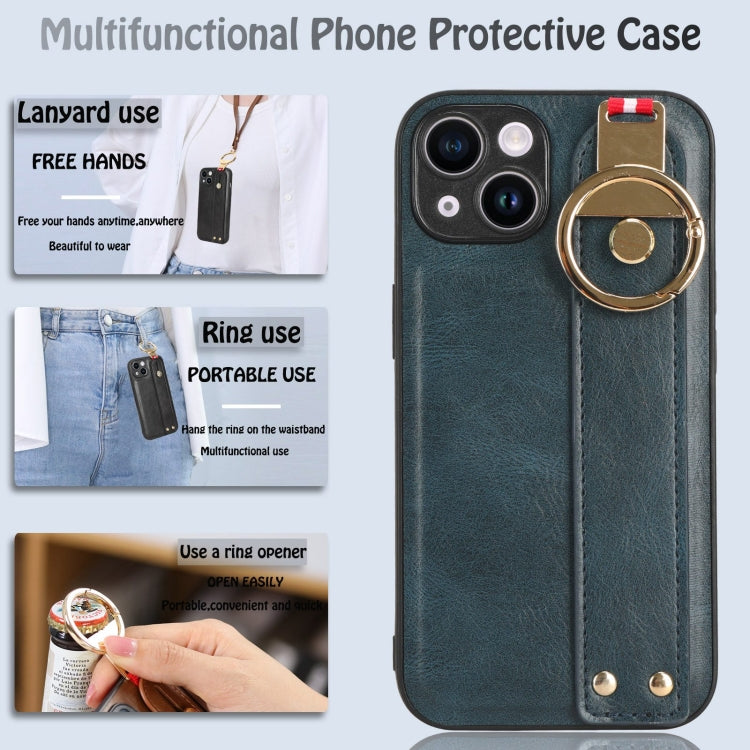 Wristband Leather Back Phone Case, For iPhone 13, For iPhone 13 mini, For iPhone 12, For iPhone 12 Pro Max
