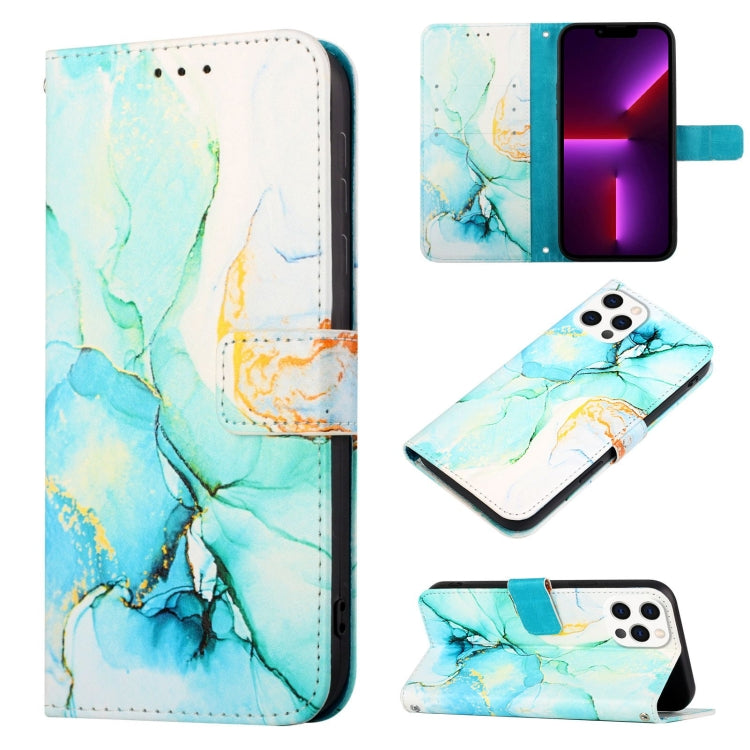 PT003 Marble Pattern Flip Leather Phone Case, For iPhone 15 Pro, For iPhone 15 Plus, For iPhone 15, For iPod Touch 7 / 6 / 5