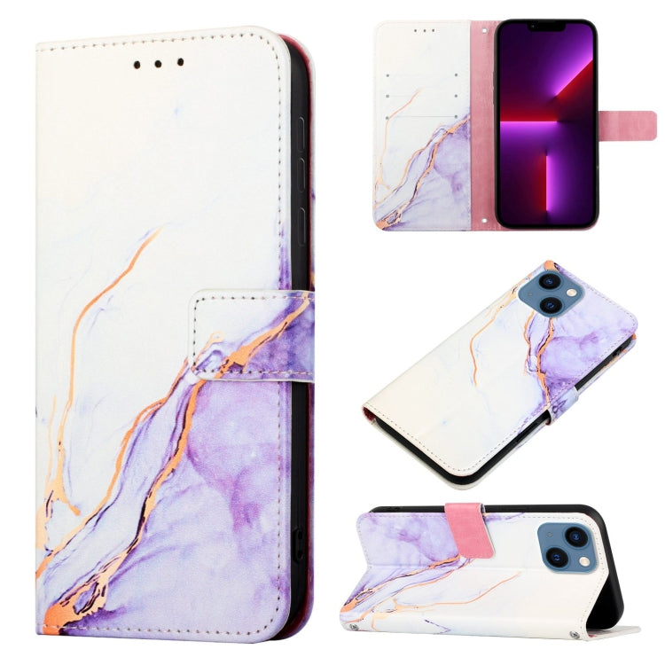 PT003 Marble Pattern Flip Leather Phone Case, For iPhone 15 Pro, For iPhone 15 Plus, For iPhone 15, For iPod Touch 7 / 6 / 5