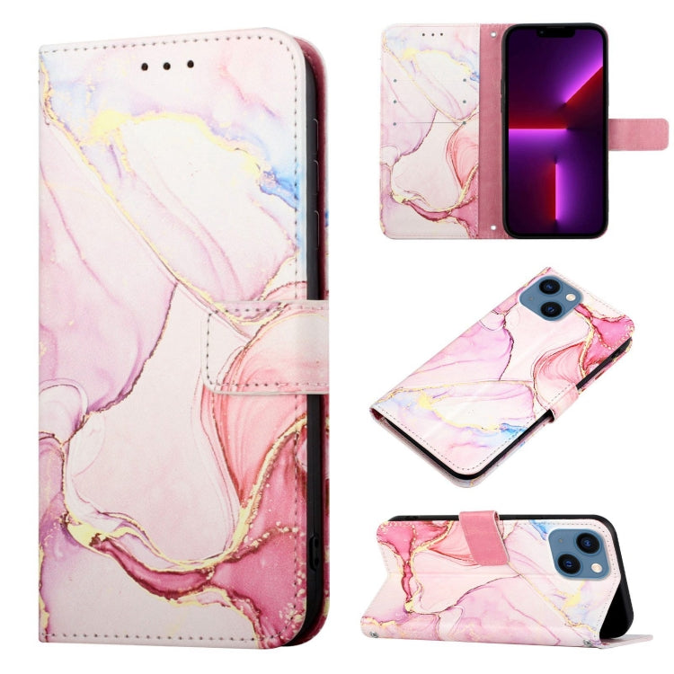 PT003 Marble Pattern Flip Leather Phone Case, For iPhone 15 Pro, For iPhone 15 Plus, For iPhone 15, For iPod Touch 7 / 6 / 5