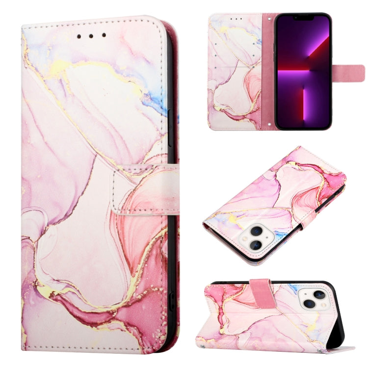 PT003 Marble Pattern Flip Leather Phone Case, For iPhone 15 Pro, For iPhone 15 Plus, For iPhone 15, For iPod Touch 7 / 6 / 5