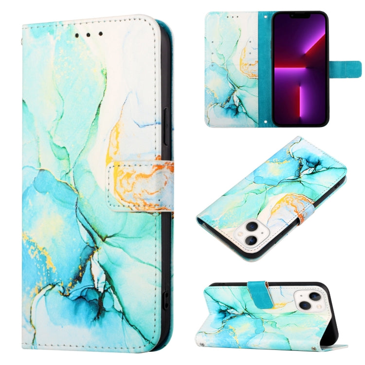 PT003 Marble Pattern Flip Leather Phone Case, For iPhone 15 Pro, For iPhone 15 Plus, For iPhone 15, For iPod Touch 7 / 6 / 5