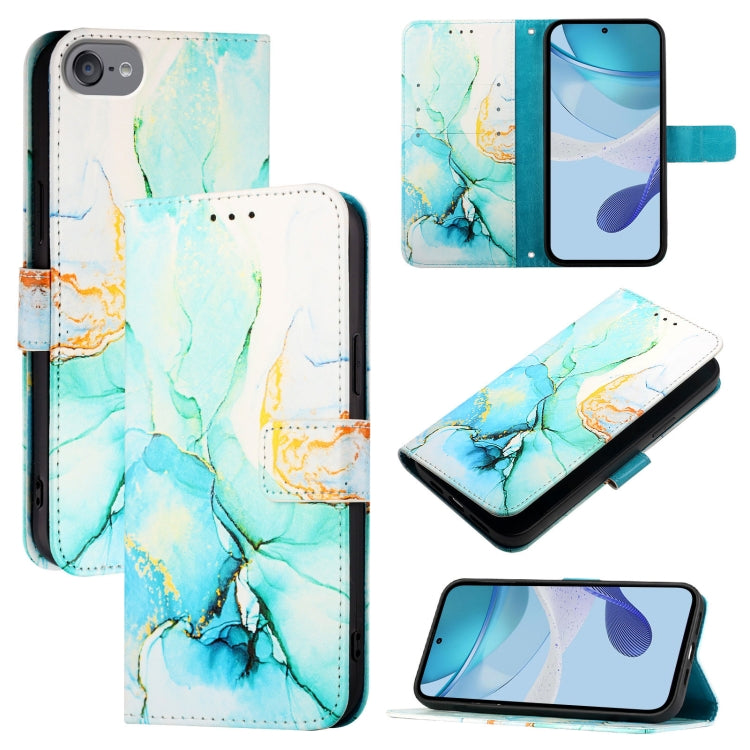 PT003 Marble Pattern Flip Leather Phone Case, For iPhone 15 Pro, For iPhone 15 Plus, For iPhone 15, For iPod Touch 7 / 6 / 5