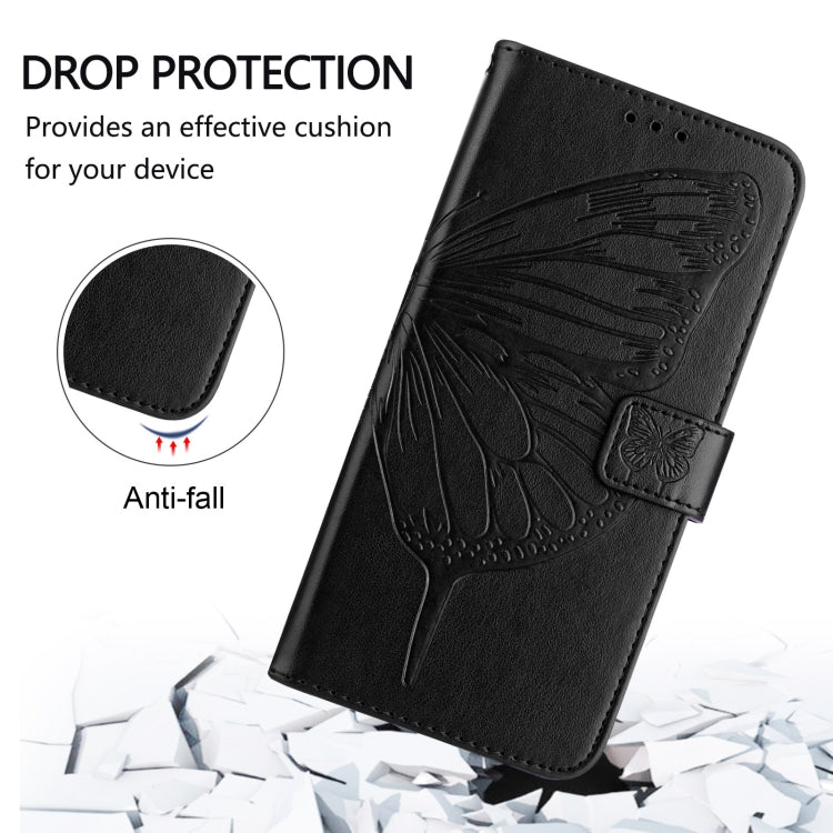 Embossed Butterfly Leather Phone Case, For iPhone 16 Pro Max, For iPhone 16 Pro, For iPhone 16 Plus, For iPhone 16