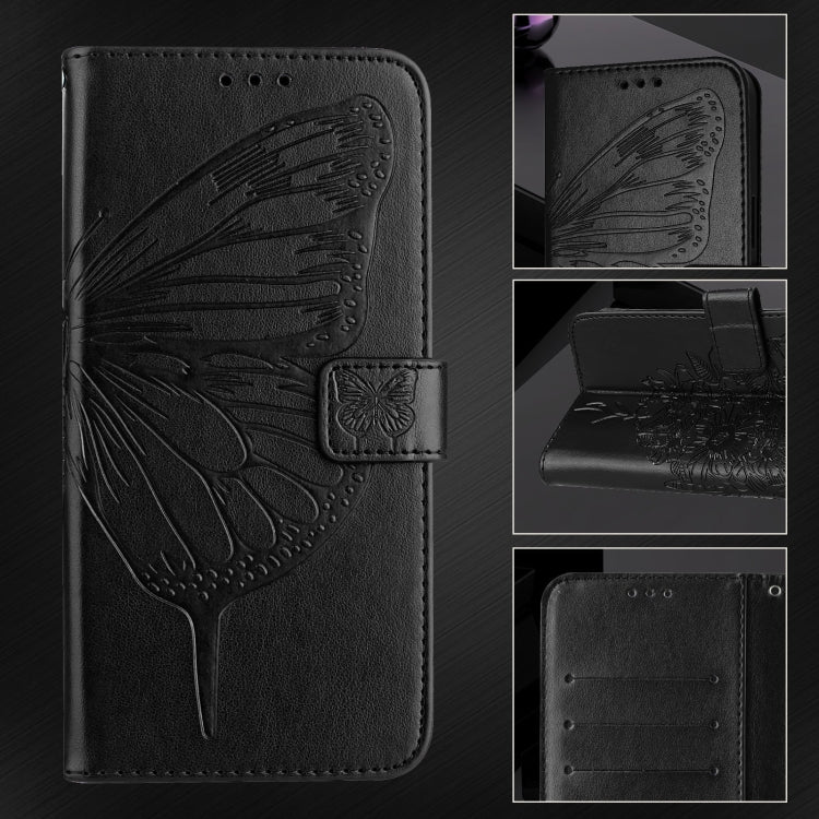 Embossed Butterfly Leather Phone Case, For iPhone 16 Pro Max, For iPhone 16 Pro, For iPhone 16 Plus, For iPhone 16