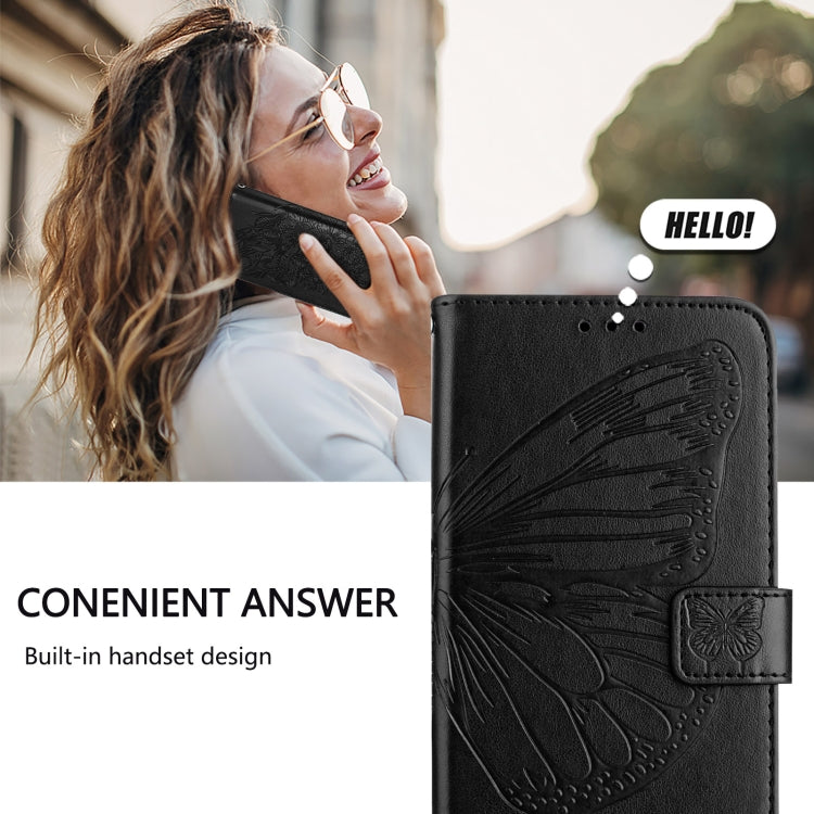 Embossed Butterfly Leather Phone Case, For iPhone 16 Pro Max, For iPhone 16 Pro, For iPhone 16 Plus, For iPhone 16