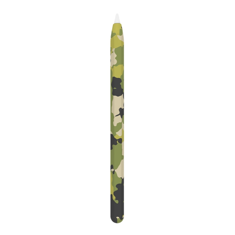 Camouflage Silicone Protective Pen Case, For Apple Pencil 2, For Apple Pencil 1