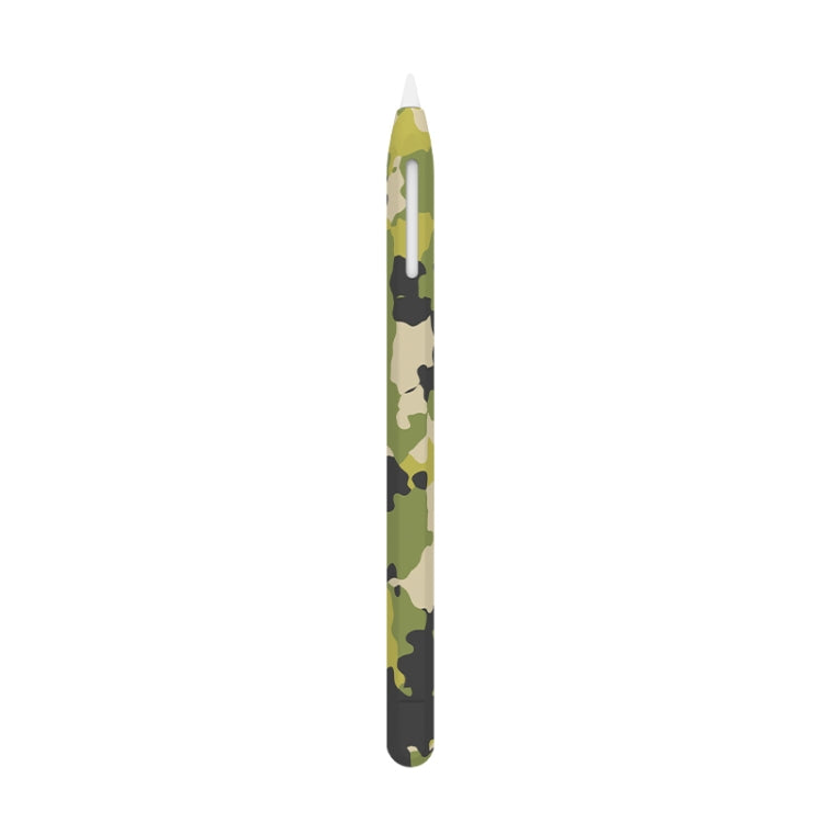 Camouflage Silicone Protective Pen Case, For Apple Pencil 2, For Apple Pencil 1