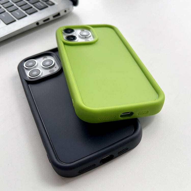 Shockproof Frame Frosted TPU Phone Case, For iPhone 15 Pro Max, For iPhone 15 Pro, For iPhone 15 Plus, For iPhone 15