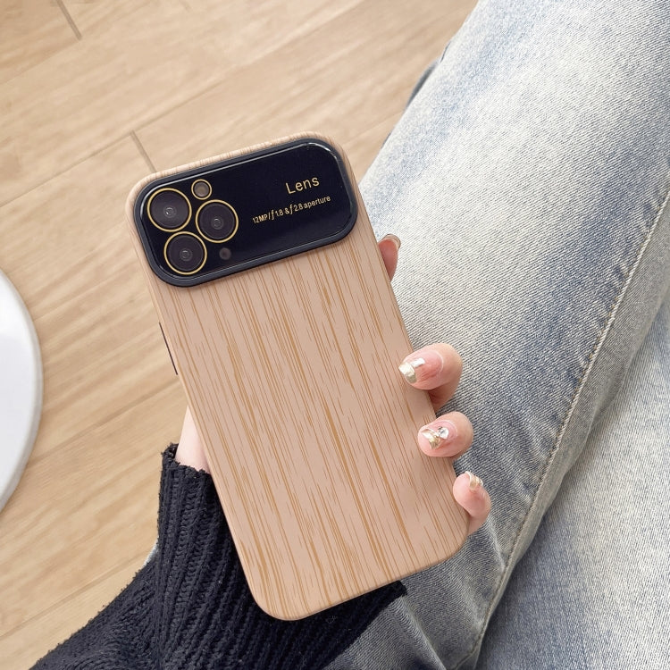 Wood Grain TPU Phone Case with Lens Film, For iPhone 11 Pro, For iPhone X / XS, For iPhone XR, For iPhone XS Max