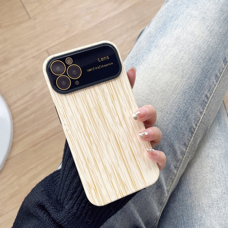 Wood Grain TPU Phone Case with Lens Film, For iPhone 11 Pro, For iPhone X / XS, For iPhone XR, For iPhone XS Max