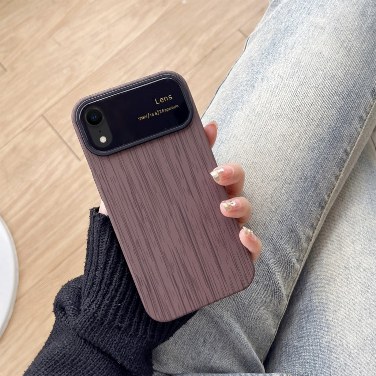 Wood Grain TPU Phone Case with Lens Film, For iPhone 11 Pro, For iPhone X / XS, For iPhone XR, For iPhone XS Max
