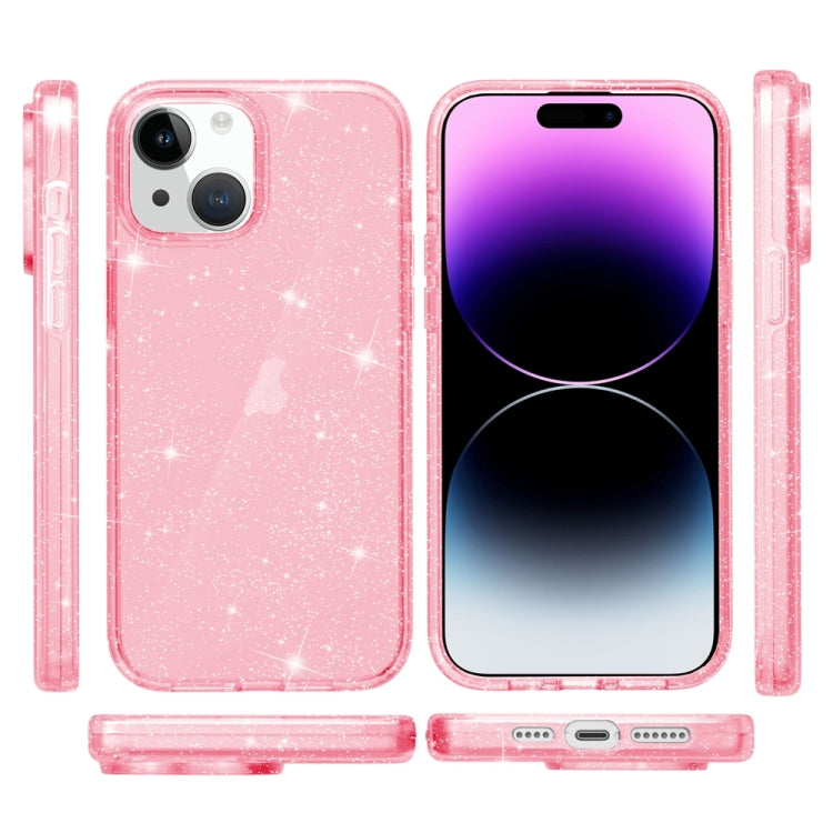 Shockproof Terminator Glitter Powder Phone Case, For iPhone 15