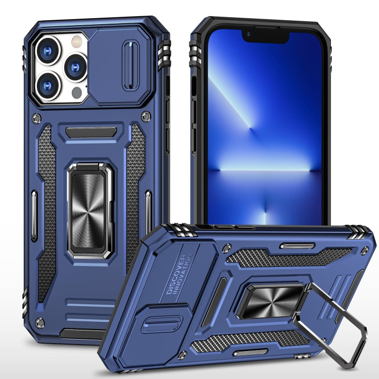 Armor PC + TPU Camera Shield Phone Case, For iPhone 15 Pro Max, For iPhone 15 Pro, For iPhone 15 Plus, For iPhone 15