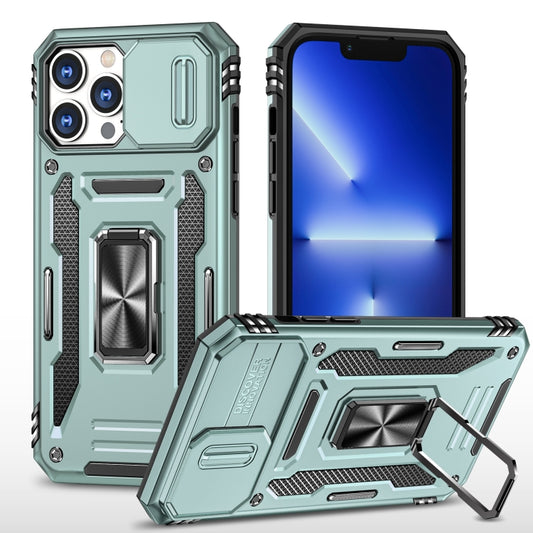Armor PC + TPU Camera Shield Phone Case, For iPhone 15 Pro, For iPhone 15 Plus, For iPhone 15