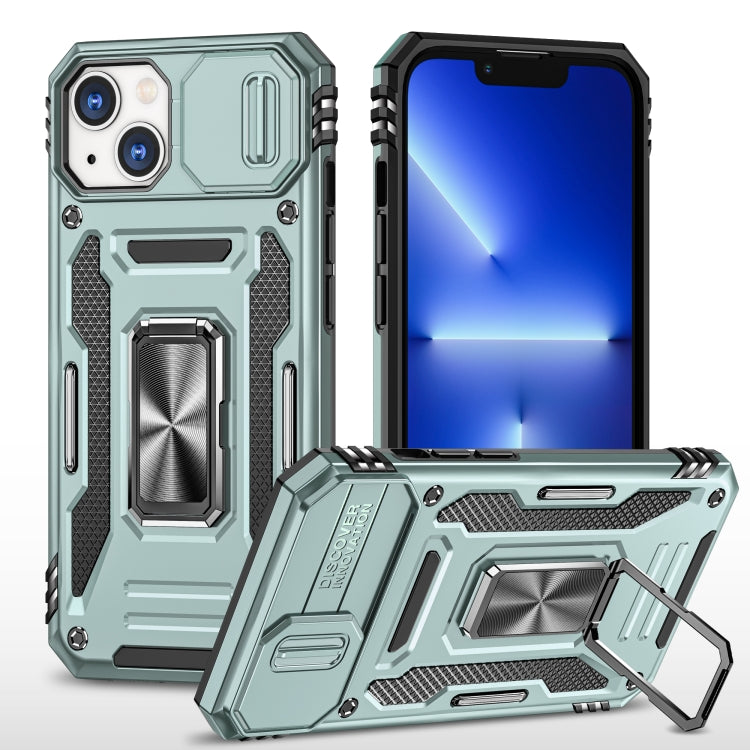 Armor PC + TPU Camera Shield Phone Case, For iPhone 15 Pro Max, For iPhone 15 Pro, For iPhone 15 Plus, For iPhone 15