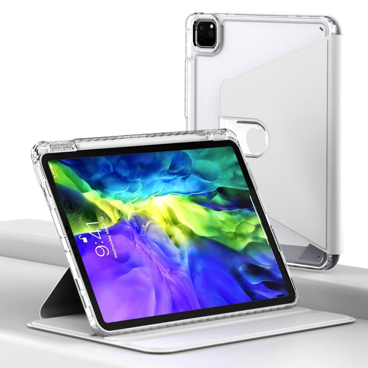 Clear 360 Rotation Stand Smart Leather Tablet Case, For iPad mini 6 / mini 2024, For iPad Pro 11 2022 / 2021 / 2020, For iPad 10th Gen 10.9 2022, For iPad 10.2 2021 / 2020 / 2019