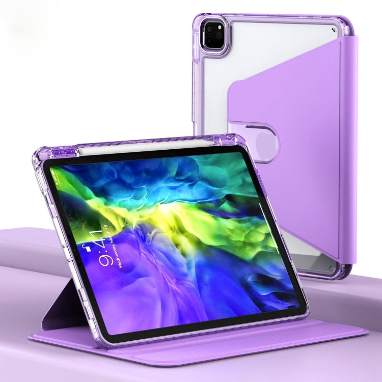 Clear 360 Rotation Stand Smart Leather Tablet Case, For iPad mini 6 / mini 2024, For iPad Pro 11 2022 / 2021 / 2020, For iPad 10th Gen 10.9 2022, For iPad 10.2 2021 / 2020 / 2019