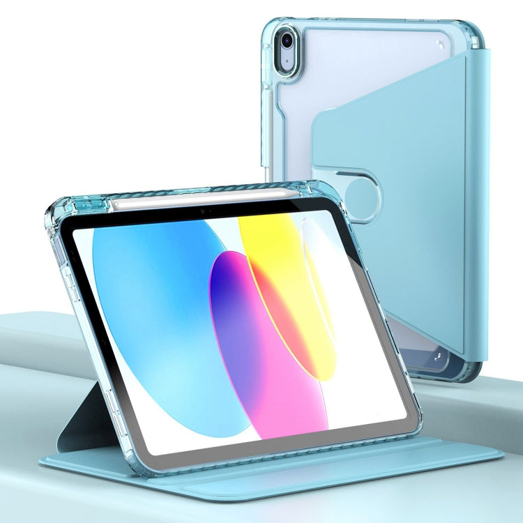 Clear 360 Rotation Stand Smart Leather Tablet Case, For iPad mini 6 / mini 2024, For iPad Pro 11 2022 / 2021 / 2020, For iPad 10th Gen 10.9 2022, For iPad 10.2 2021 / 2020 / 2019