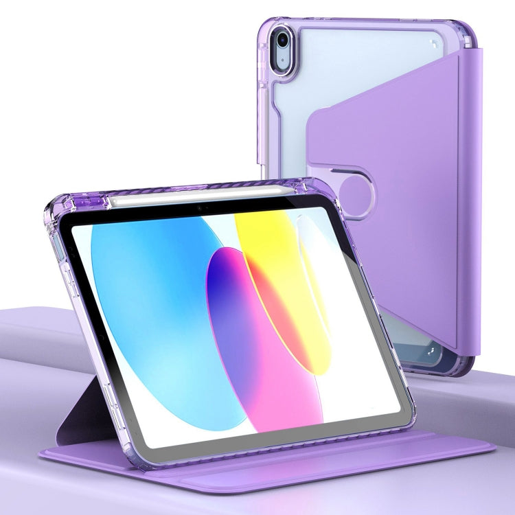 Clear 360 Rotation Stand Smart Leather Tablet Case, For iPad mini 6 / mini 2024, For iPad Pro 11 2022 / 2021 / 2020, For iPad 10th Gen 10.9 2022, For iPad 10.2 2021 / 2020 / 2019