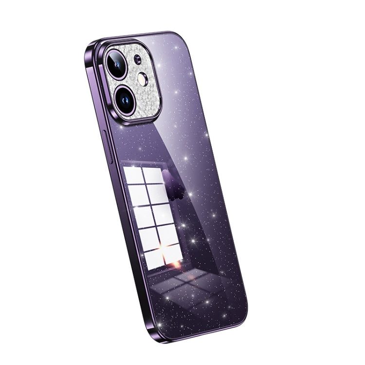 SULADA Electroplated Transparent Glittery TPU Phone Case, For iPhone 15, For iPhone 14 Pro Max, For iPhone 13 Pro Max, For iPhone 13 Pro, For iPhone 13, For iPhone 12