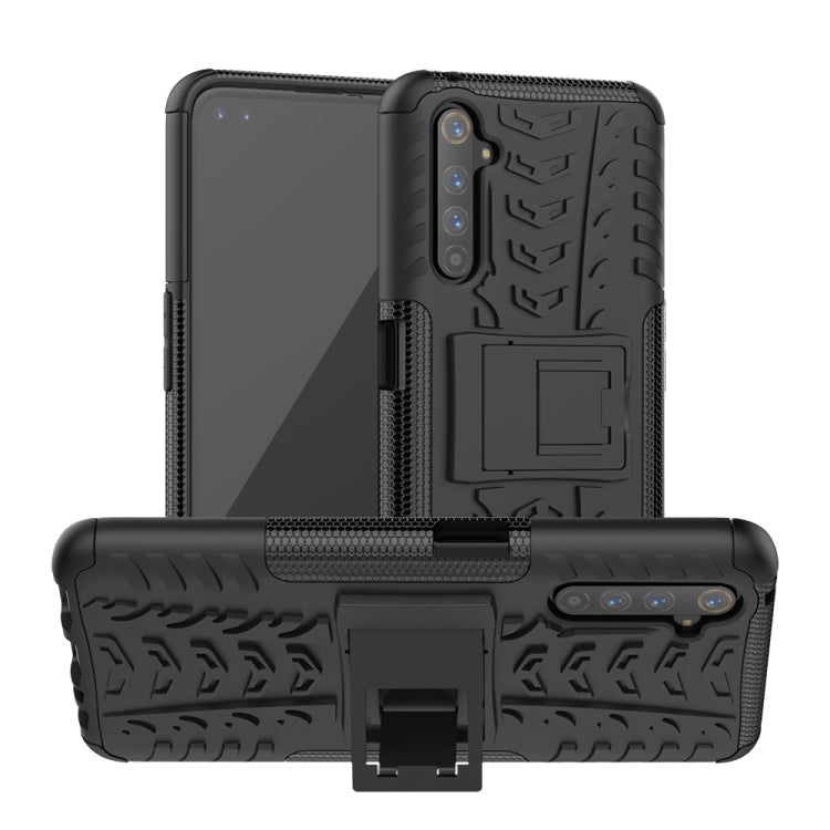 Tire Texture Shockproof TPU+PC Protective Case，with Holder, For Motorola Moto G Stylus, For OPPO Realme 6 Pro, For Samsung Galaxy A71 5G, For Samsung Galaxy A51 5G