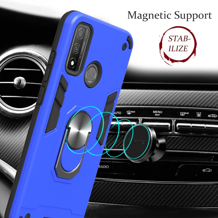 2 in 1 Armour Series PC + TPU Protective Case with Ring Holder, For Huawei P Smart(2020), For Huawei Honor Play 4T, For Huawei Y5P(2020)