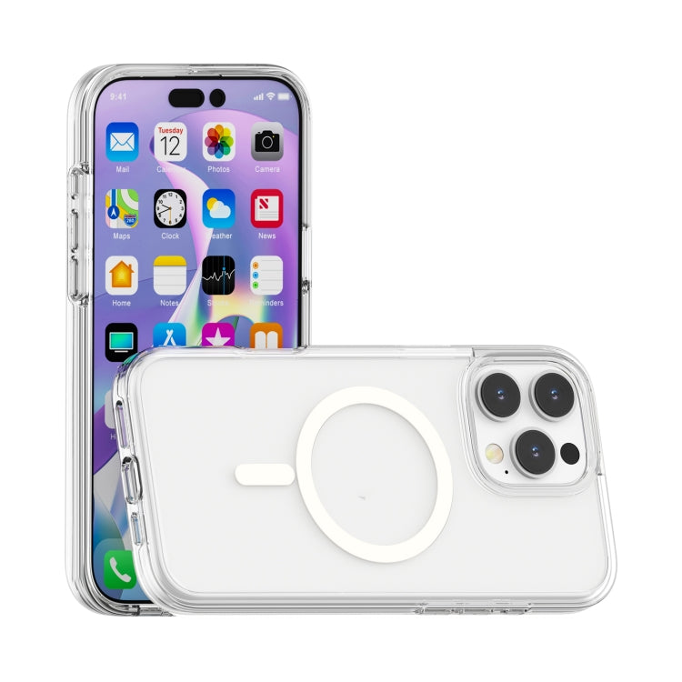 Terminator Style Transparent MagSafe Magnetic Phone Case, For iPhone 16 Pro Max, For iPhone 16 Pro, For iPhone 16 Plus, For iPhone 16, For iPhone 15 Pro Max, For iPhone 15 Pro, For iPhone 15 Plus, For iPhone 15