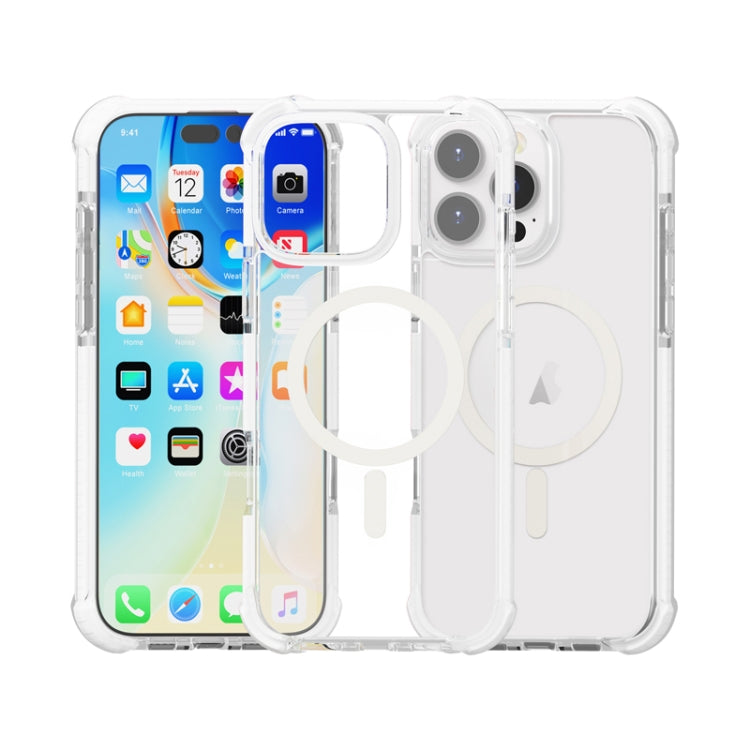 Acrylic Magsafe Magnetic Shockproof Phone Case, For iPhone 16 Pro Max, For iPhone 16 Pro, For iPhone 16 Plus